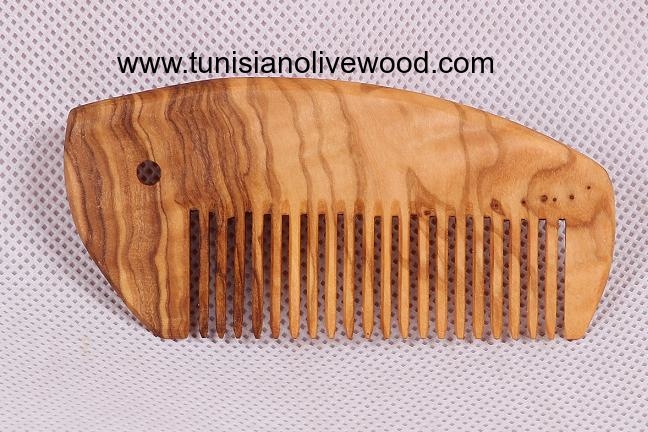 Olive wood combs - Pig Shape