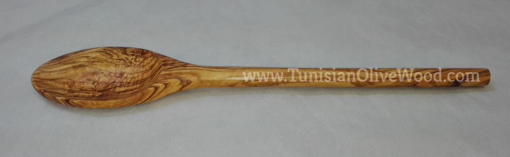 Olivewood Soup & Cooking Spoon with oval Head