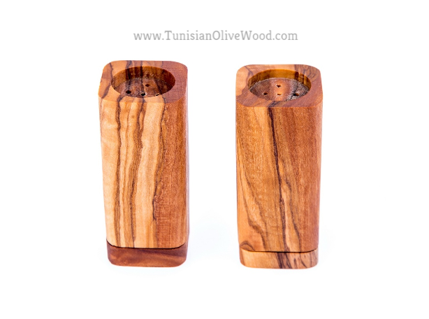 OliveWood Salt and Pepper Shakers