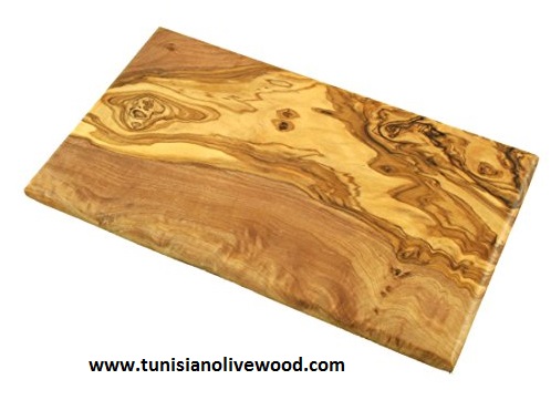 Rectangular Handmade Olive Wood Serving Board 