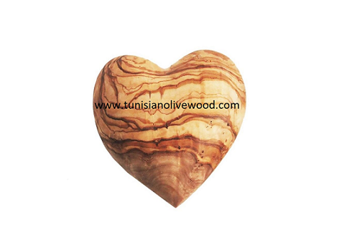Gorgeous olive wood Heart 