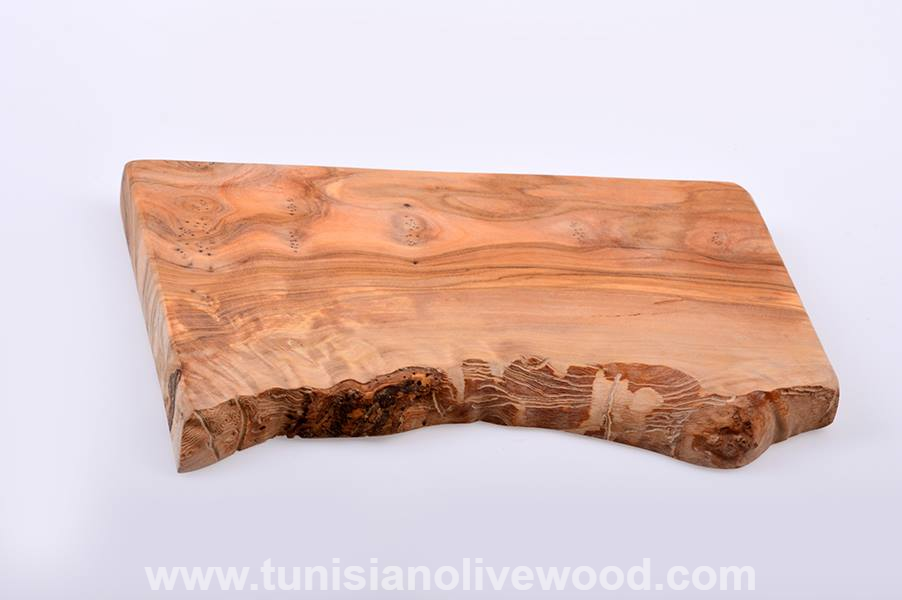 Rustic & Rectangular Handcrafted Olive Wood Cheese/Bread Cutting Board 